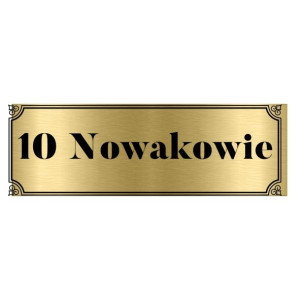 TABLICZKA na DRZWI z Nazwiskiem 15x5 WIELE WZORÓW