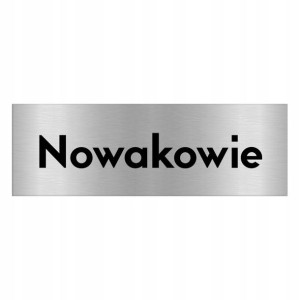 TABLICZKA na DRZWI z Nazwiskiem 15x5 WIELE WZORÓW