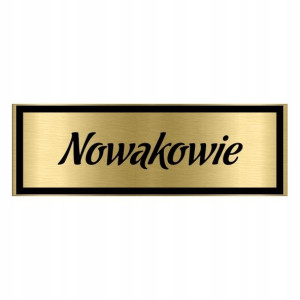 TABLICZKA na DRZWI z Nazwiskiem 15x5 WIELE WZORÓW