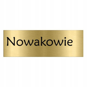TABLICZKA na DRZWI z Nazwiskiem 15x5 WIELE WZORÓW