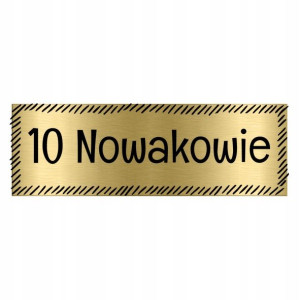 TABLICZKA na DRZWI z Nazwiskiem 15x5 WIELE WZORÓW