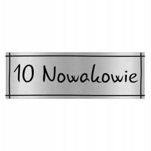TABLICZKA na DRZWI z Nazwiskiem 15x5 WIELE WZORÓW