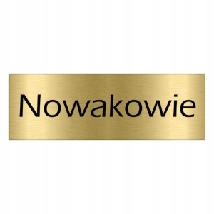 TABLICZKA na DRZWI z Nazwiskiem 15x5 WIELE WZORÓW