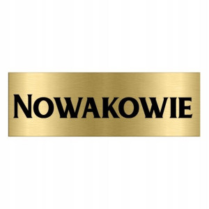 TABLICZKA na DRZWI z Nazwiskiem 15x5 WIELE WZORÓW