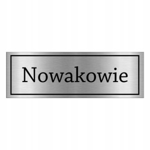 TABLICZKA na DRZWI z Nazwiskiem 15x5 WIELE WZORÓW