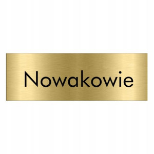 TABLICZKA na DRZWI z Nazwiskiem 15x5 WIELE WZORÓW