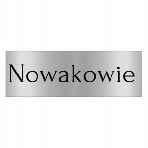 TABLICZKA na DRZWI z Nazwiskiem 15x5 WIELE WZORÓW