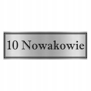 TABLICZKA na DRZWI z Nazwiskiem 15x5 WIELE WZORÓW