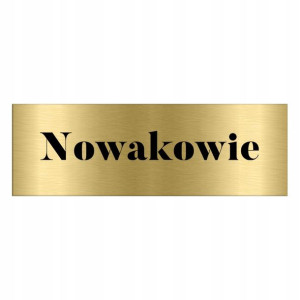 TABLICZKA na DRZWI z Nazwiskiem 15x5 WIELE WZORÓW