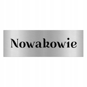 TABLICZKA na DRZWI z Nazwiskiem 15x5 WIELE WZORÓW