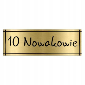 TABLICZKA na DRZWI z Nazwiskiem 15x5 WIELE WZORÓW