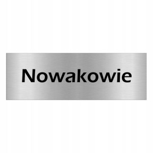 TABLICZKA na DRZWI z Nazwiskiem 15x5 WIELE WZORÓW