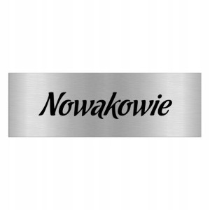 TABLICZKA na DRZWI z Nazwiskiem 15x5 WIELE WZORÓW