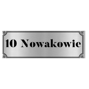TABLICZKA na DRZWI z Nazwiskiem 15x5 WIELE WZORÓW