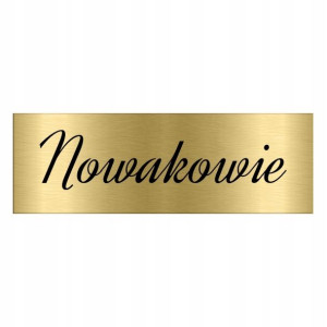 TABLICZKA na DRZWI z Nazwiskiem 15x5 WIELE WZORÓW