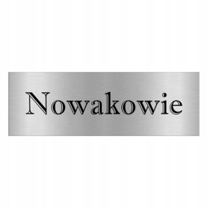 TABLICZKA na DRZWI z Nazwiskiem 15x5 WIELE WZORÓW