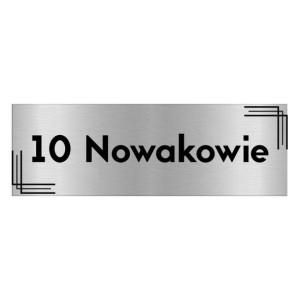 TABLICZKA na DRZWI z Nazwiskiem 15x5 WIELE WZORÓW