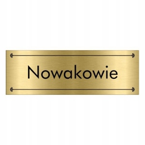 TABLICZKA na DRZWI z Nazwiskiem 15x5 WIELE WZORÓW