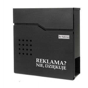 DUŻA Skrzynka POCZTOWA na listy WŁASNY NAPIS Wzory