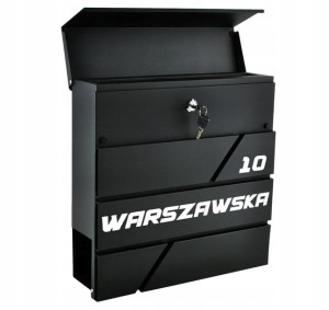 SKRZYNKA na listy POCZTOWA Antracyt WIELE WZORÓW