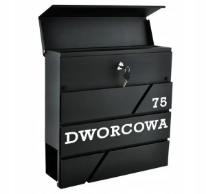 SKRZYNKA na listy POCZTOWA Antracyt WIELE WZORÓW