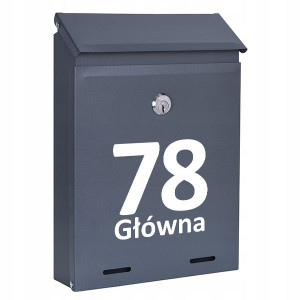 SKRZYNKA na listy POCZTOWA Numer DOMU Dużo Wzorów