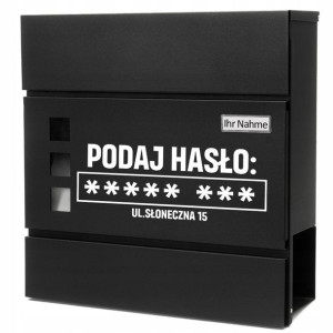 SKRZYNKA POCZTOWA na LISTY 8 Gwiazd Śmieszne WZORY