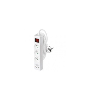 Przedłużacz listwa antyprzepięciowa Emos 2 m 3 gniazda+ 2 USB