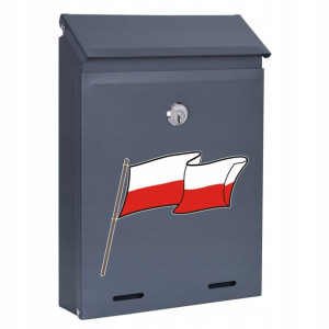 SKRZYNKA Pocztowa na LISTY PATRIOTYCZNE Wzory Stal