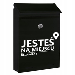 SKRZYNKA POCZTOWA Śmieszne WZORY Własny NADRUK UV