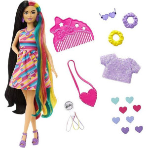 Barbie Totally Hair - Odlotowe Fryzury - Serduszka - Hcm87 Hcm90