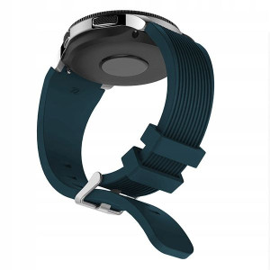 Pasek Gumowy do Zegarka 22mm Zamienny GRANATOWY