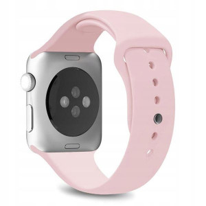 Pasek Gumowy Uniwersalny 38-40mm Applewatch Różowy