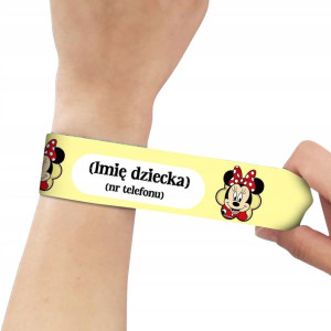 Opaska Imienna Telefon Do Mamy MINNIE MOUSE Wzory