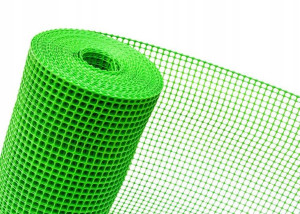 Siatka plastikowa wysokość 50cm zielona 25mb t404