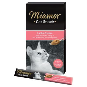Miamor Przysmak koci Pasta z łososiem 6x15g