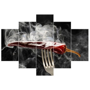 Gorąca papryczka chili   - obraz drukowany  150x105cm