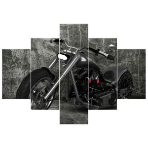 Motocykl   - obraz drukowany  100x70cm