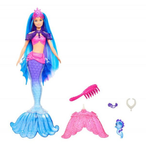 Barbie - Syrenka Malibu Lalka Filmowa + Akcesoria - Hhg51 Hhg52