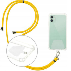 Smycz Zawieszka Cross Do Etui Telefonu ŻÓŁTY