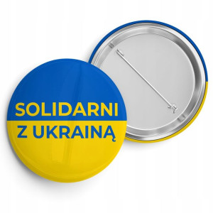 Przypinka 38 Flaga Solidarni Z Ukraina Stop Wojnie