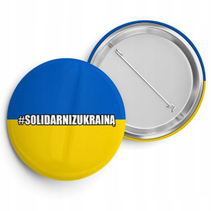 Przypinka 38 Flaga Solidarni Z Ukraina Stop Wojnie