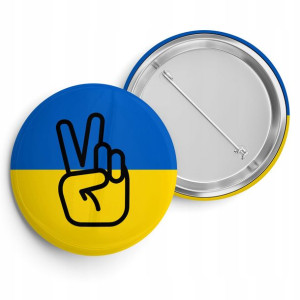 Przypinka 38 Flaga Solidarni Z Ukraina Stop Wojnie