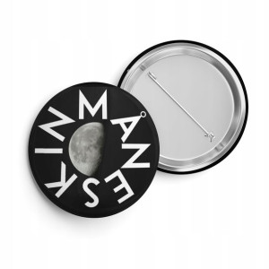 PRZYPINKA PIN 38mm Button Prezent Wzór MANESKIN 02