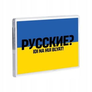Ramka Akrylowa Magnes Flaga Solidarni Z Ukrainą
