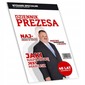 OKŁADKA MAGAZYNU Prezent Prezesa PERSONALIZOWANY