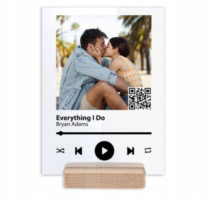 Ramka Stojak Twoje Zdjęcie I Piosenka Qr Prezent