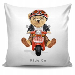 Poduszka dekoracyjna BIAŁA Wiele Wzorów TEDDY BEAR