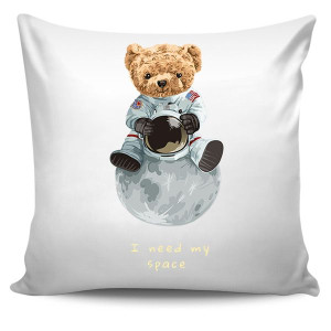 Poduszka dekoracyjna BIAŁA Wiele Wzorów TEDDY BEAR