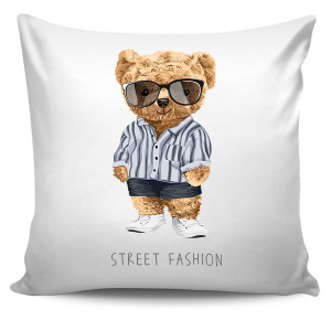 Poduszka dekoracyjna BIAŁA Wiele Wzorów TEDDY BEAR